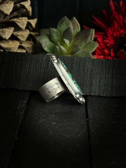 Anillo Bolas Turquesa